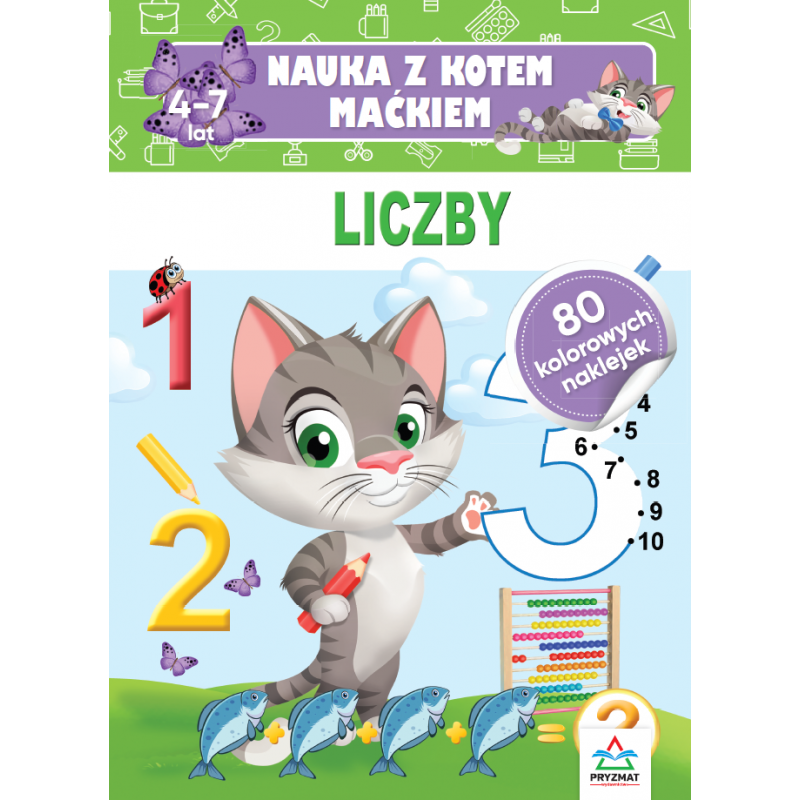 Nauka z kotem Maćkiem. Liczby