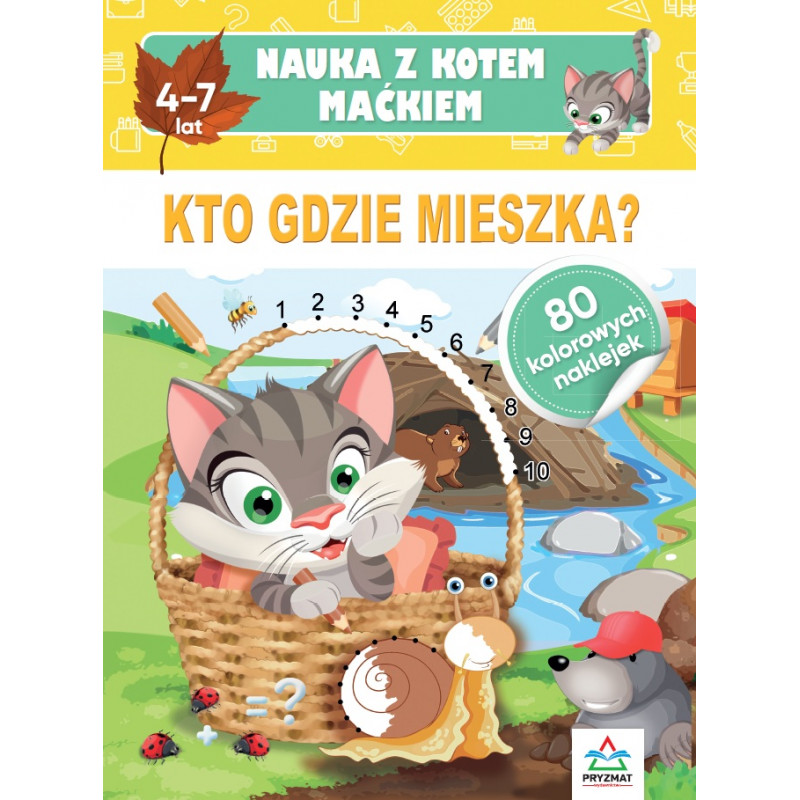 Nauka z kotem Maćkiem. Kto gdzie mieszka?